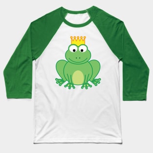 Frog Prince | by queenie's cards Baseball T-Shirt